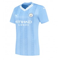 Dámy Fotbalový dres Manchester City 2023-24 Domácí Krátký Rukáv